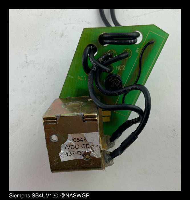 Siemens SB4UV120 Undervoltage Trip Coil