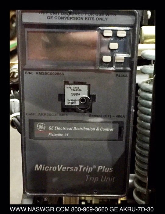General Electric AKRU-7D-30 Fused Circuit Breaker (E/O,D/O) - 800 Amp