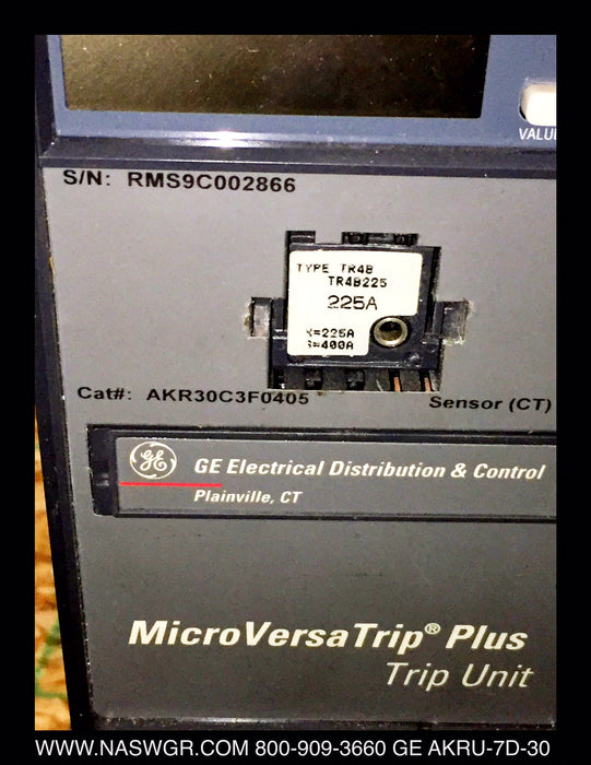 General Electric AKRU-7D-30 Fused Circuit Breaker (E/O,D/O) - 800 Amp