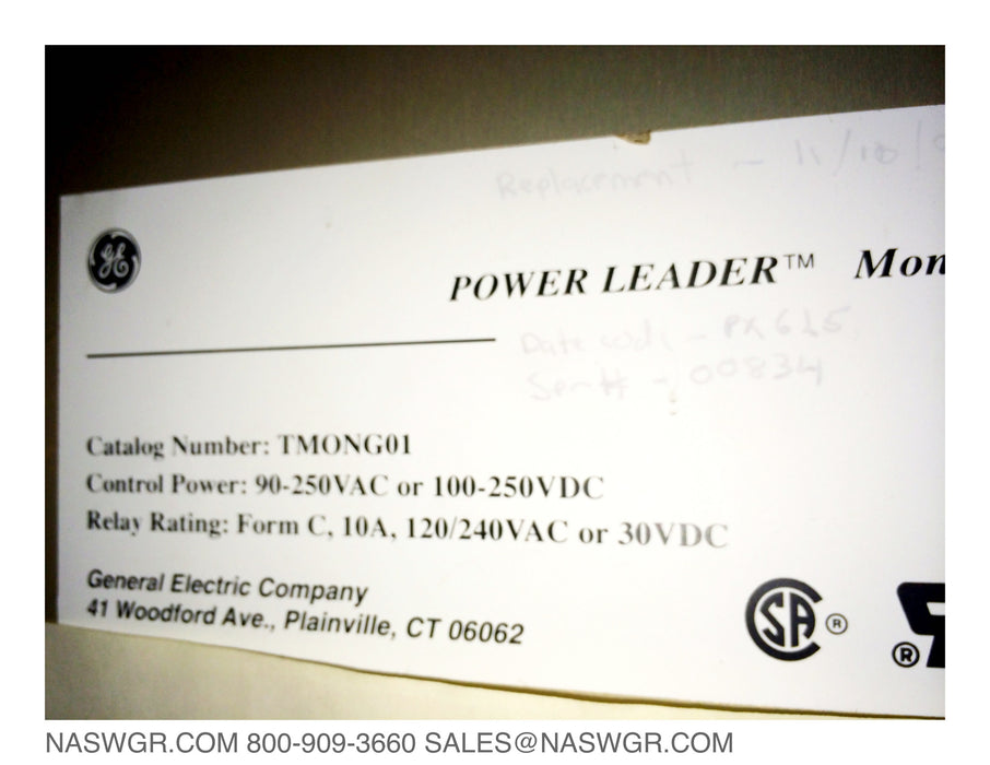 TMONG01 , GE TMONG01 Power Leader Monitor