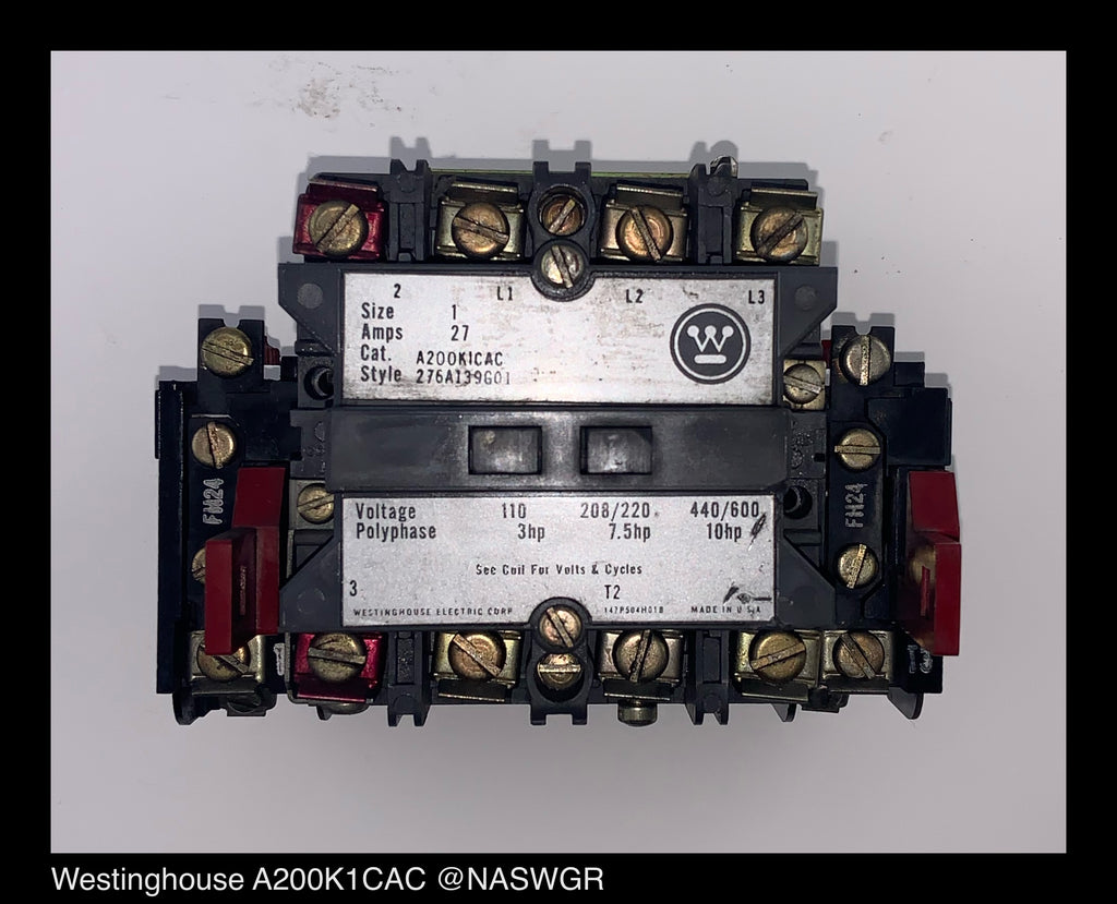 Westinghouse A200K1CAC Starter