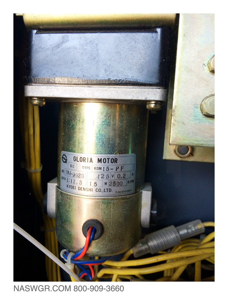 KDM15-PF , Gloria Motor KDM15-PF , 125vDC Motor for Toshiba V16S-MLD Circuit Breaker , V16SMLD Motor