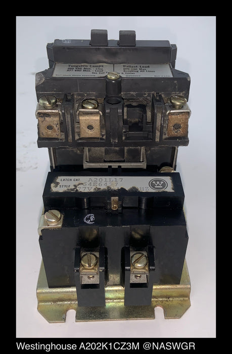 Westinghouse A202K1CZ3M AC Lighting Contactor