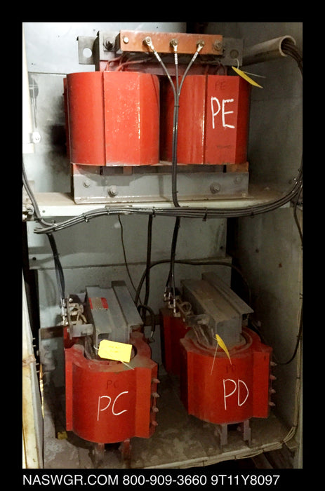 9T11Y8097 ~ GE 9T11Y8097 Control Power Transformer 4160 Primary 240/120 Secondary 20 KVA