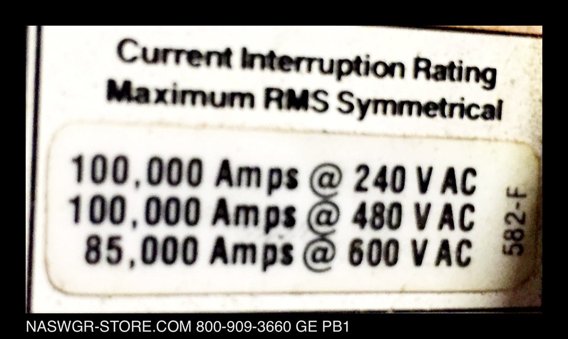 GE PowerBreak TP3030SSFC Circuit Breaker (M/O,D/O Houston Style) - 3000 Amp