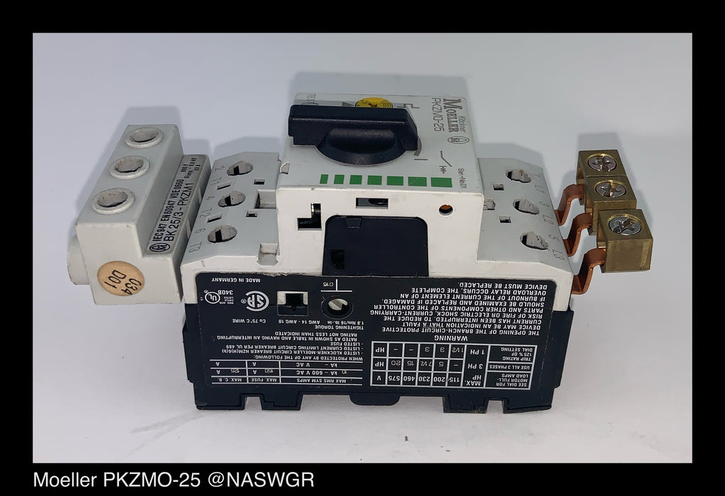 Moeller PKZMO-25 Molded Case Circuit Breaker