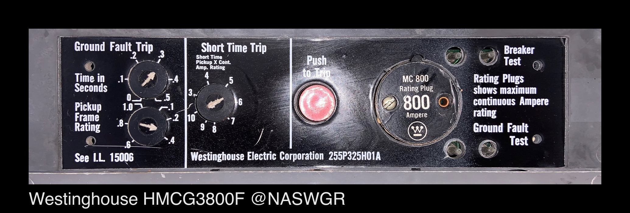 Westinghouse HMCG3800F Molded Case Circuit Breaker - 800 Amp