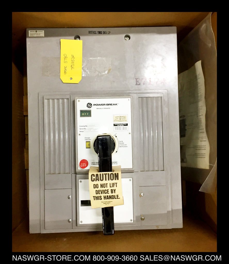 GE PowerBreak TPS253F Breaker Frame (M/O,B/I) - 2500 Amp - Unused
