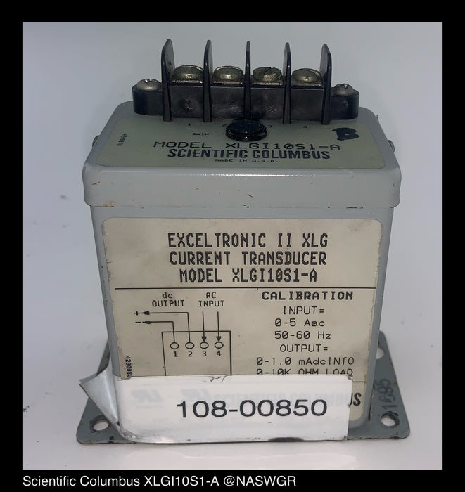 Scientific Columbus XLGI10S1-A Current Transducer
