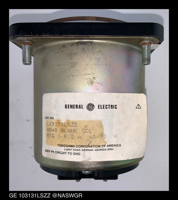 General Electric 103131LSZZ AC Ammeter