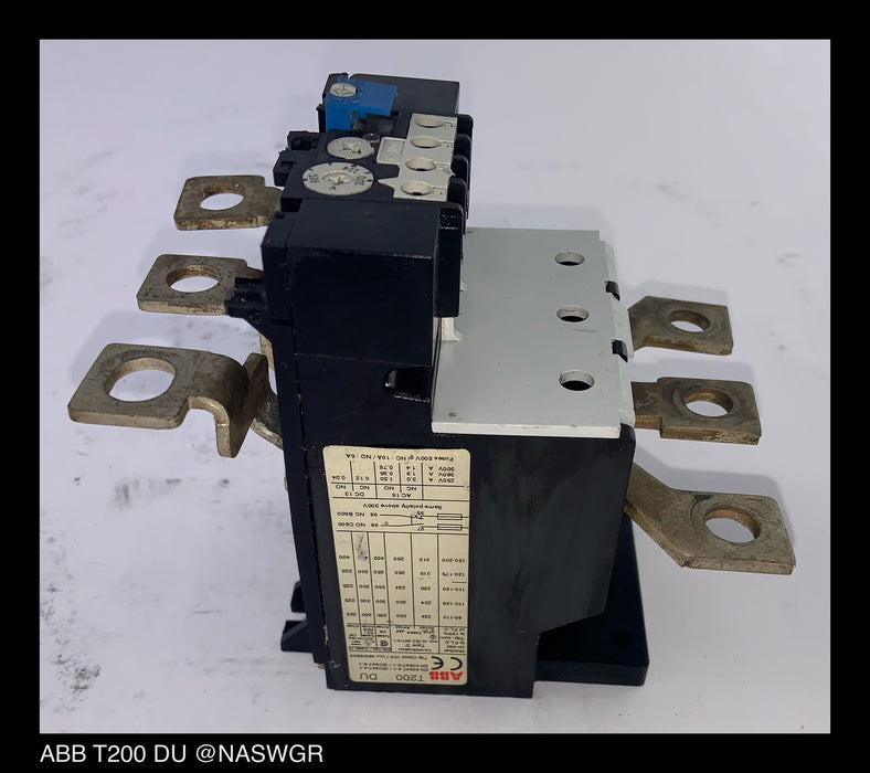 ABB T200 DU Overload Relay