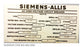 Siemens Allis MA-250C-1 Circuit Breaker (E/O,D/O) - 1200 Amp
