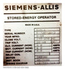 Siemens Allis MA-250C-1 Circuit Breaker (E/O,D/O) - 1200 Amp
