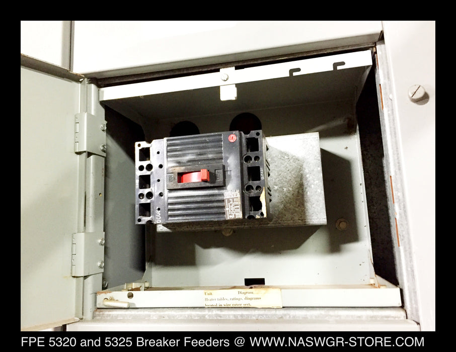 FPE 5320 MCC ~ FPE 5325 MCC ~ FPE MCC 12" Breaker Feeders