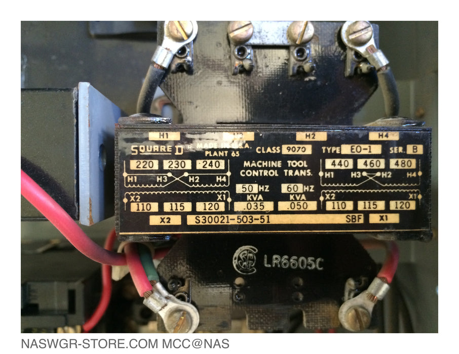 Square D Model 4 Size 1 Breaker Combination MCC Bucket 30 Amp ~ FAL36030 ~ Class 8536