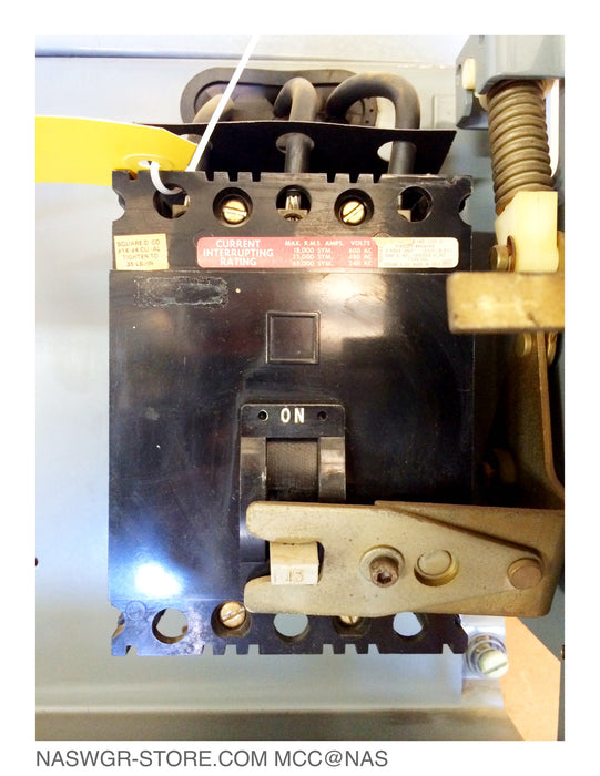 Square D Model 4 Size 1 15 amp Circuit Breaker Feeder MCC ~ FHL36015 ~ Class 8998