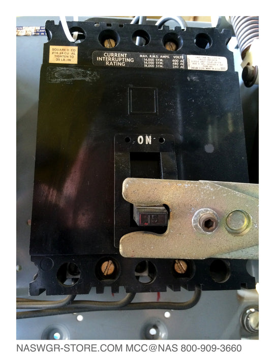 Square D Model 4 Size 1 FVNR Circuit Breaker MCC ~ Class 8998
