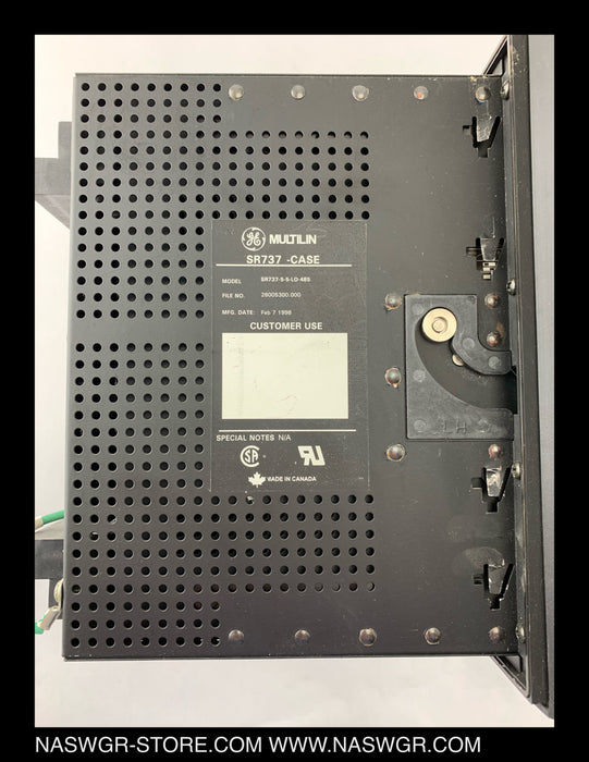 GE Multilin SR737 Relay , SR737-5-5-LO-485
