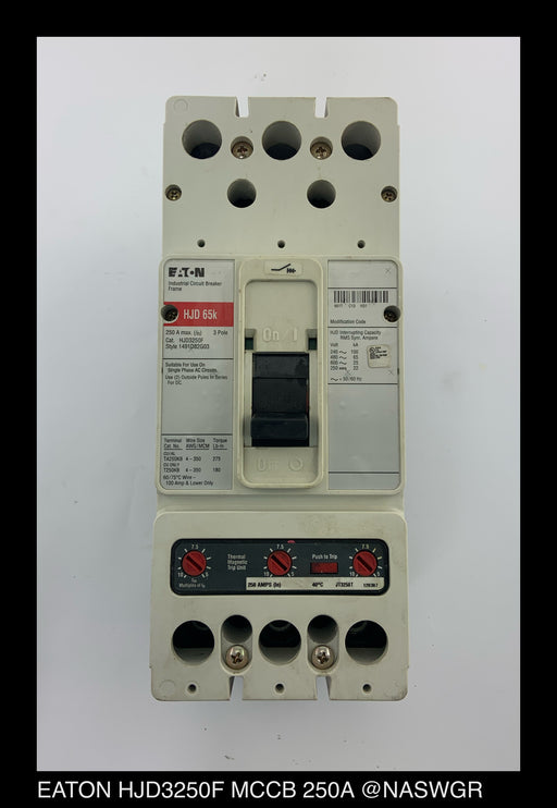 Eaton HJD3250F Molded Case Circuit Breaker ~ 250 Amp
