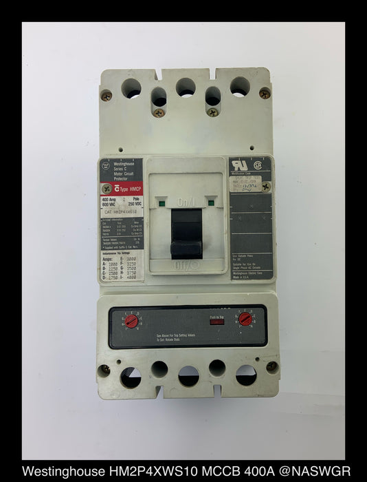 Westinghouse HM2P4XWS10 Motor Circuit Protector ~ 400 A