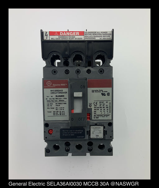 GE Spectra RMS SELA36AI0030 Circuit Breaker - 20 Amp