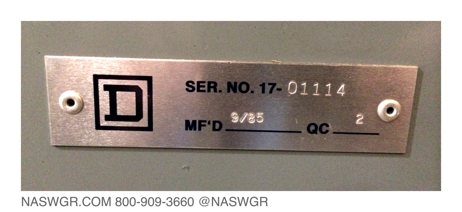 Square D FLUARC FG-2-05025-12 Vacuum Circuit Breaker (E/O,D/O) - 1200 Amp