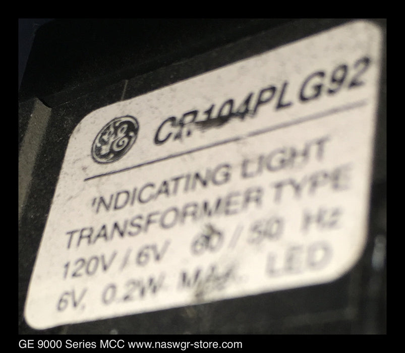 GE E9000 SIZE 4 COMBINATION ~ GE 9000 SERIES BREAKER STYLE COMBINATION MCC BUCKETS 30"