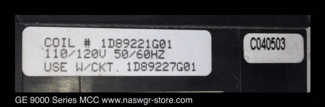 GE E9000 SIZE 4 COMBINATION ~ GE 9000 SERIES BREAKER STYLE COMBINATION MCC BUCKETS 30"