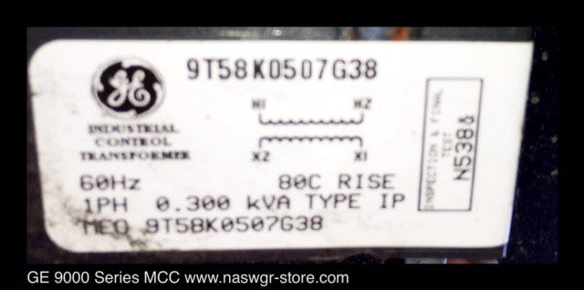 GE E9000 SIZE 4 COMBINATION ~ GE 9000 SERIES BREAKER STYLE COMBINATION MCC BUCKETS 30"