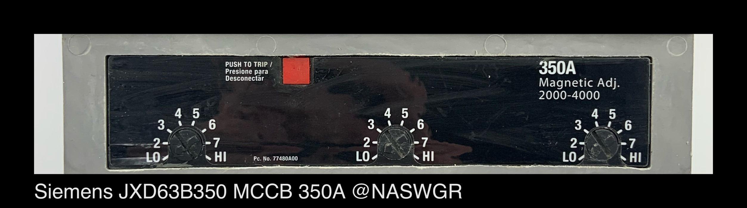 Siemens JXD63B350 Molded Case Circuit Breaker - 350 Amp