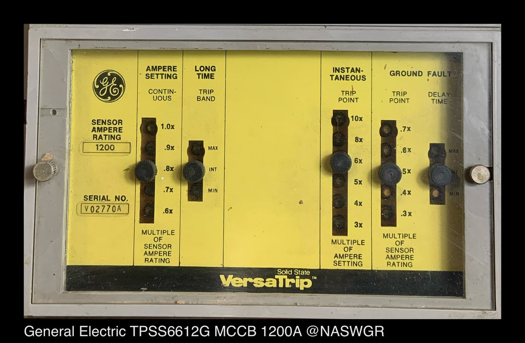 General Electric TPSS6612G Molded Case Circuit Breaker - 1200 A
