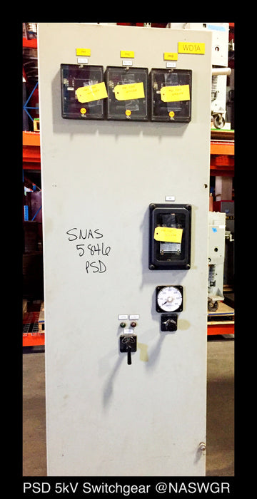 PSD ~ American Switchgear Corporation PSD Switchgear Parts 5kV 1200 Amp