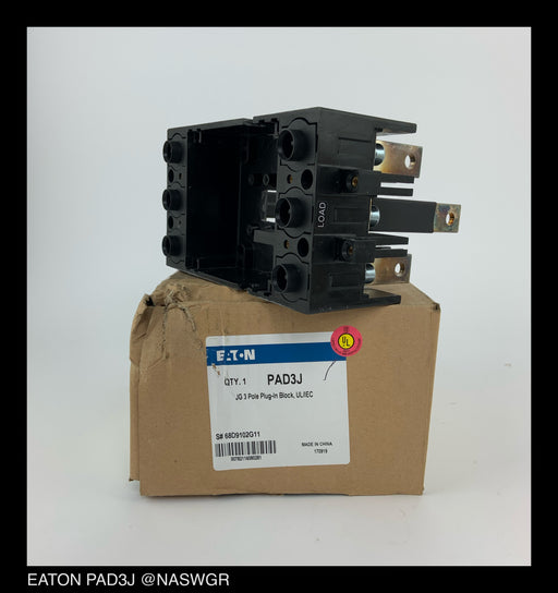 Eaton PAD3J Plug-in Block Kit - JG-Frame - Unused