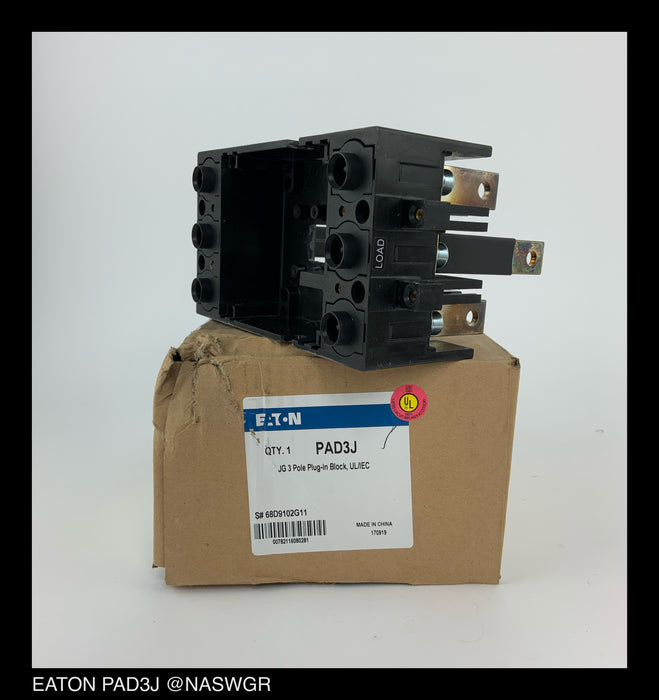 Eaton PAD3J Plug-in Block Kit - JG-Frame - Unused