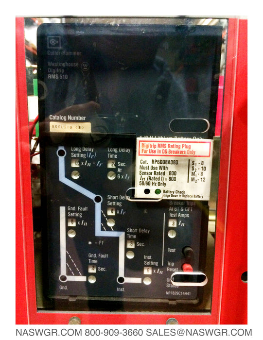 Westinghouse DSII-508 Circuit Breaker 800 amp DSII ~ Cutler Hammer DSII-508