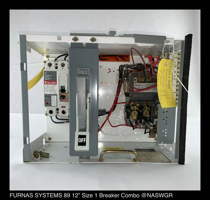 Siemens Furnas Systems 89 12" Size 1 Breaker Combination Bucket