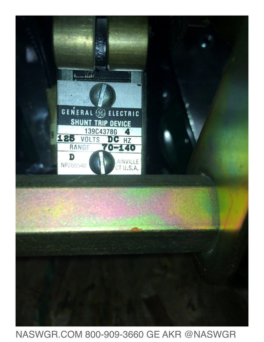 General Electric AKR-7D-30H Circuit Breaker (E/O,D/O) - 800 Amp