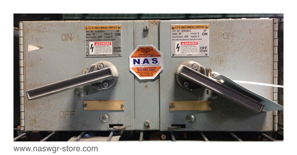 V7E3611 ~ ITE V7E3611 Vacu Break Panel Board Switch - 30 Amp