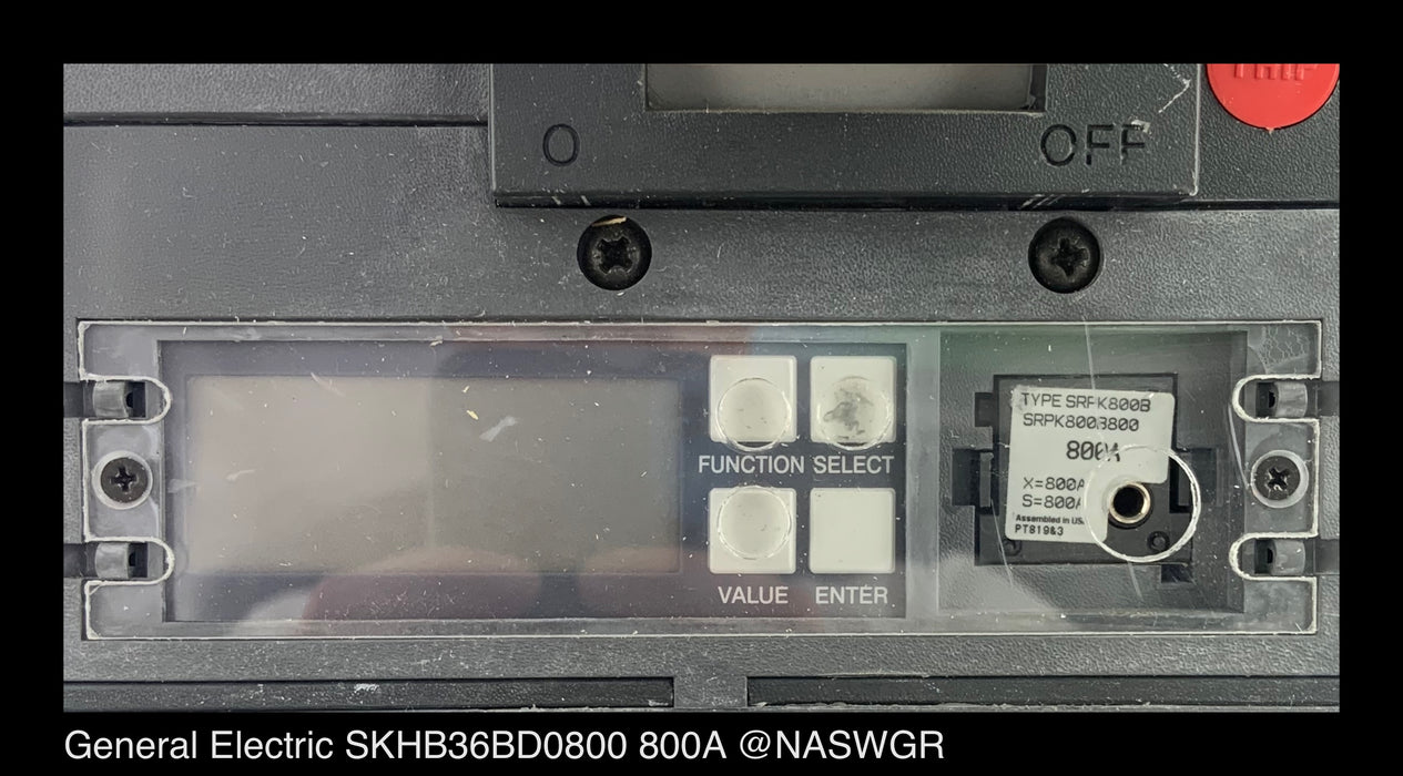 General Electric SKHB36BD0800 Molded Case Circuit Breaker ~ 800 A
