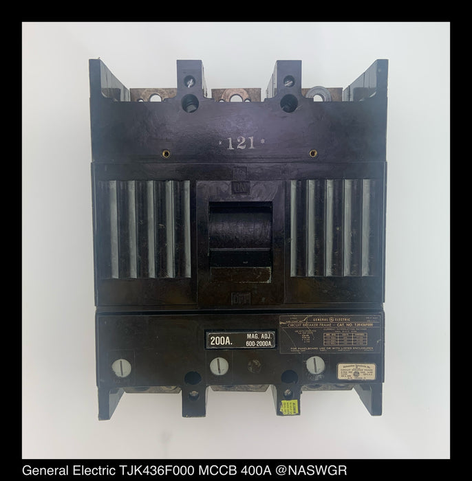 GE TJK436F000 Molded Case Circuit Breaker - 200 Amp