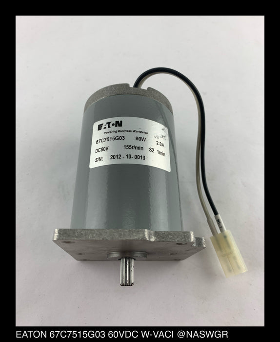 67C7515G03 EATON W-VAC Spring Charging Motor 60VDC 65A7013G13