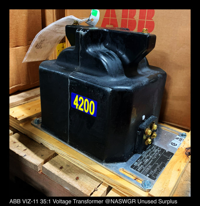 ABB VIZ-11, 923A381G0 Voltage Transformer - 35:1  Ratio - Unused