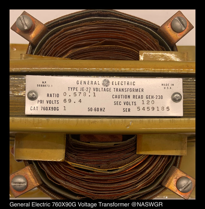 General Electric 760X90G1 Volatge Transformer
