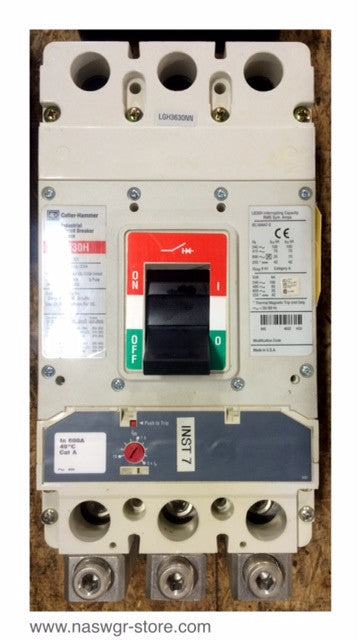 Cutler-Hammer LGH3630NN Molded Case Circuit Breaker ~ 600 Amp - w/ Shunt Trip