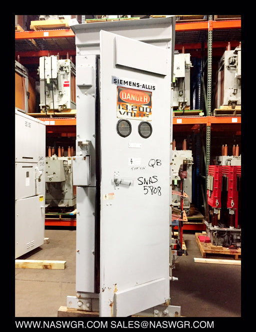 Siemens Allis QB Load Interrupter Switch 15kV 600 amp ~ Siemens-Allis QB Switch