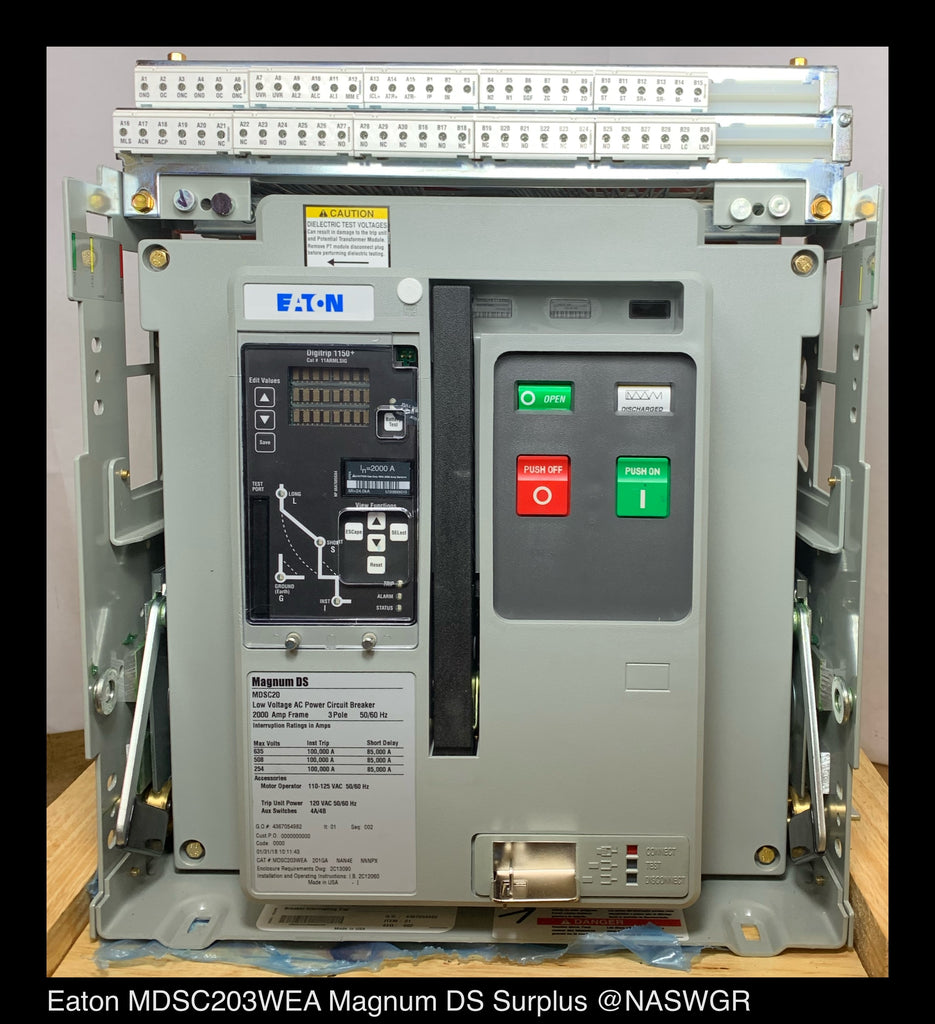 Eaton Magnum DS MDSC20 Circuit Breaker (E/O,D/O) - 2000 Amp - Unused