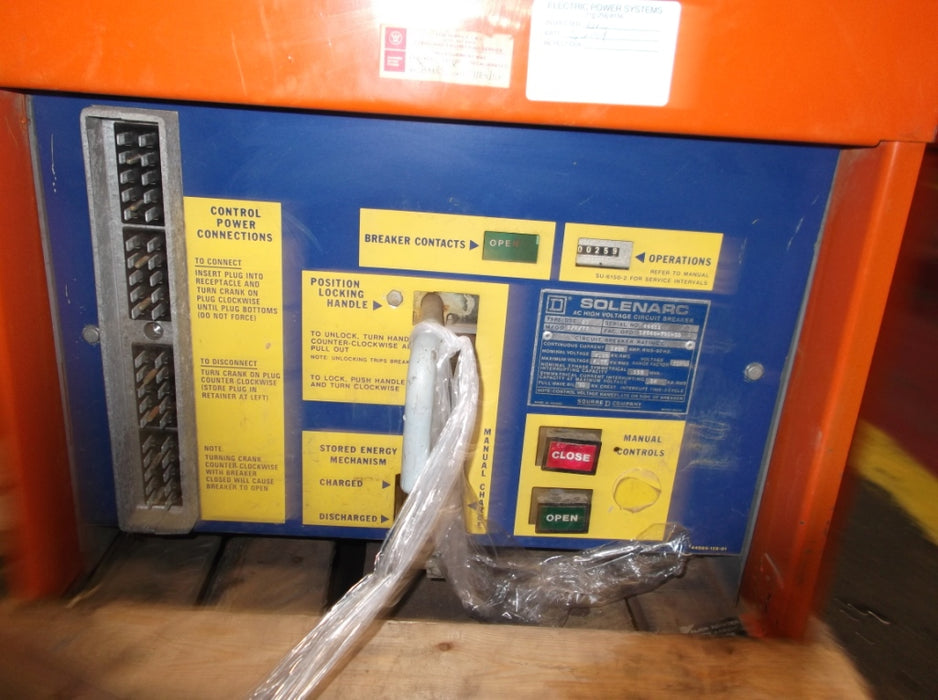 DSE-23A Square D AC High Voltage Circuit Breaker