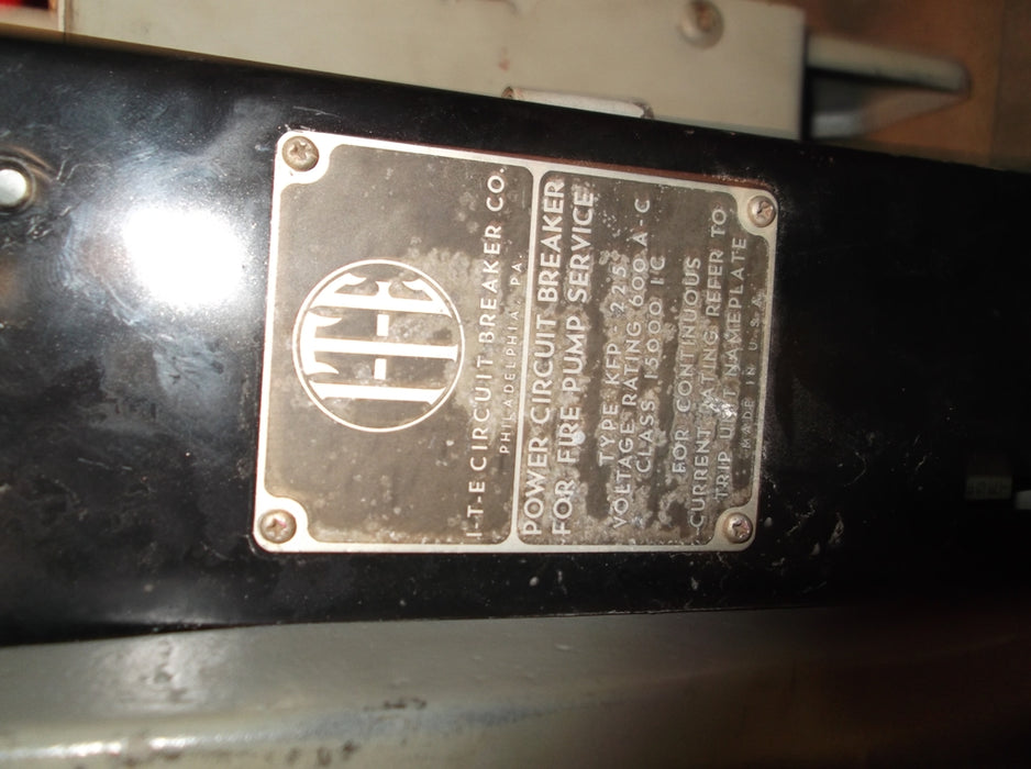 ITE KFP-225 Circuit Breaker (M/O,D/O) - 225 Amp