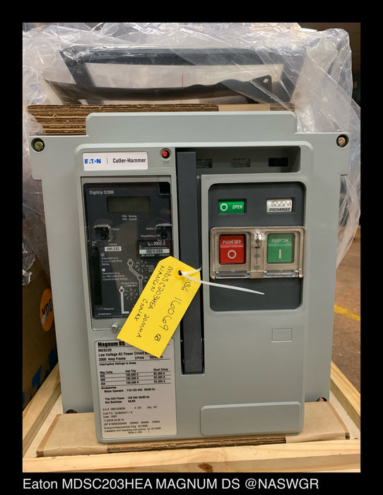 Eaton Magnum DS MDSC20 Circuit Breaker (E/O,B/I) - 2000 Amp - Unused