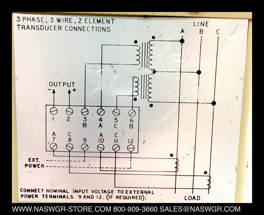 20EWS501 ~ TransData Watt Transducer 20EWS501